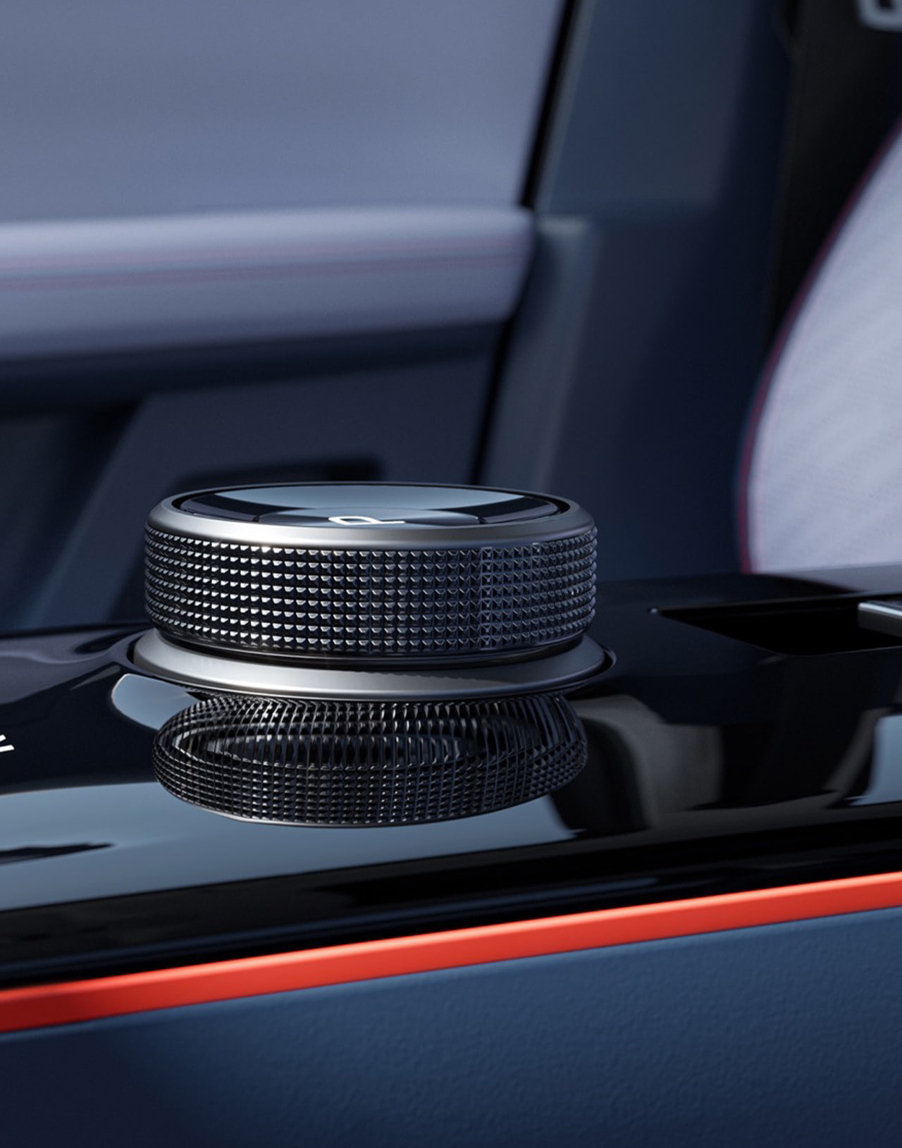 Джойстик управления в Geely Geometry E, обеспечивающий удобное переключение режимов