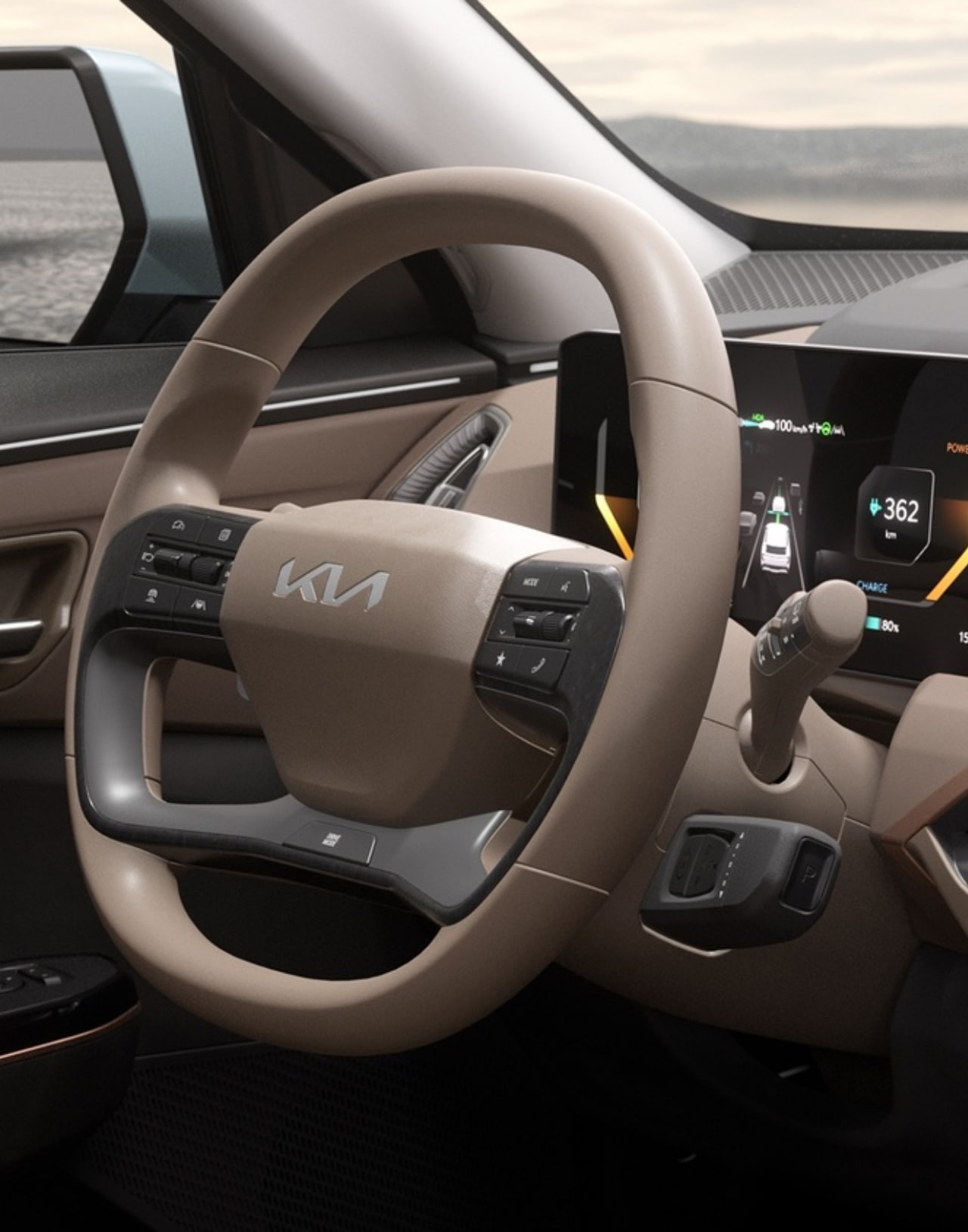 Руль KIA EV5 Land, обеспечивающий удобство и контроль