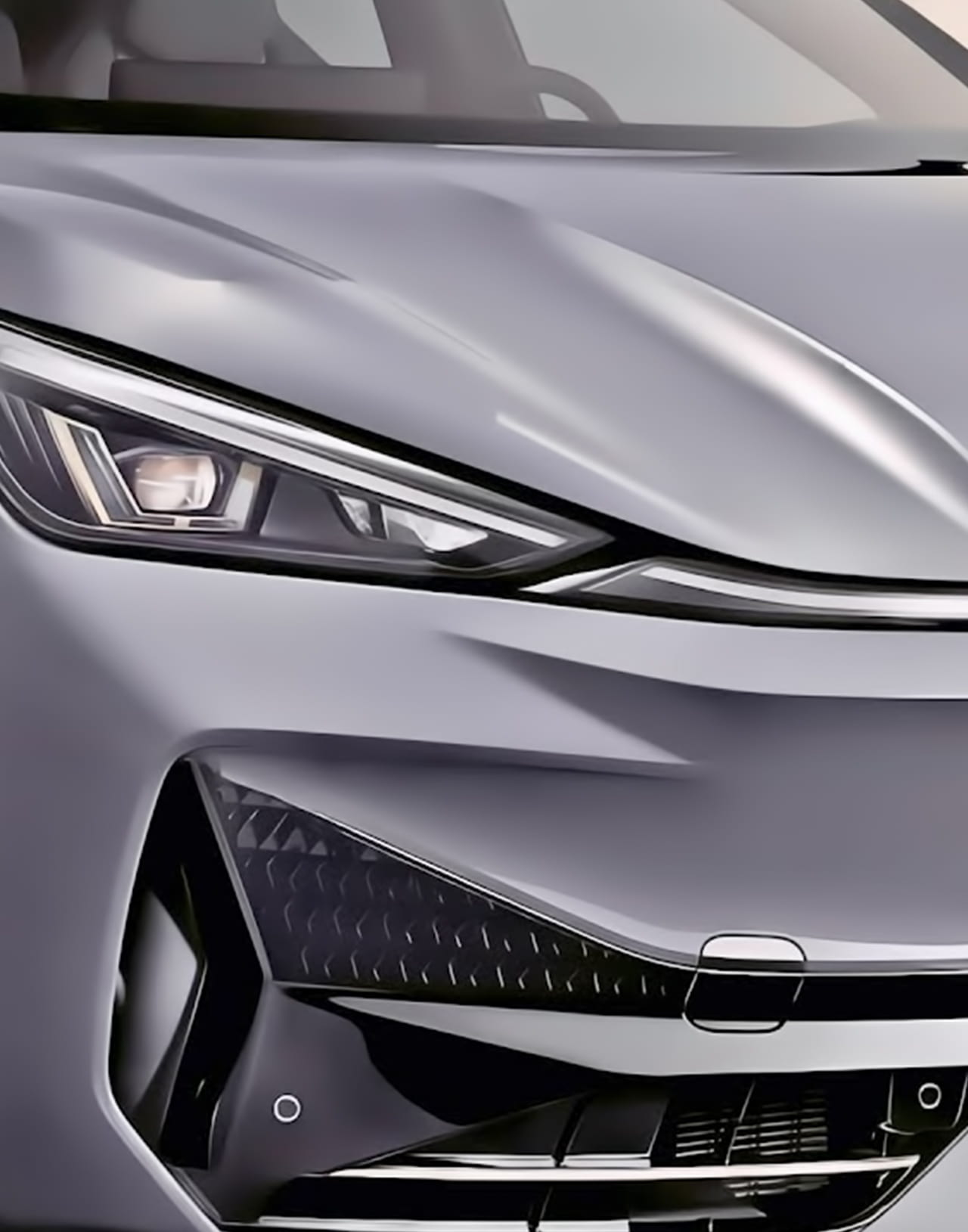 Передняя фара электромобиля Volkswagen ID.UNYX PRO