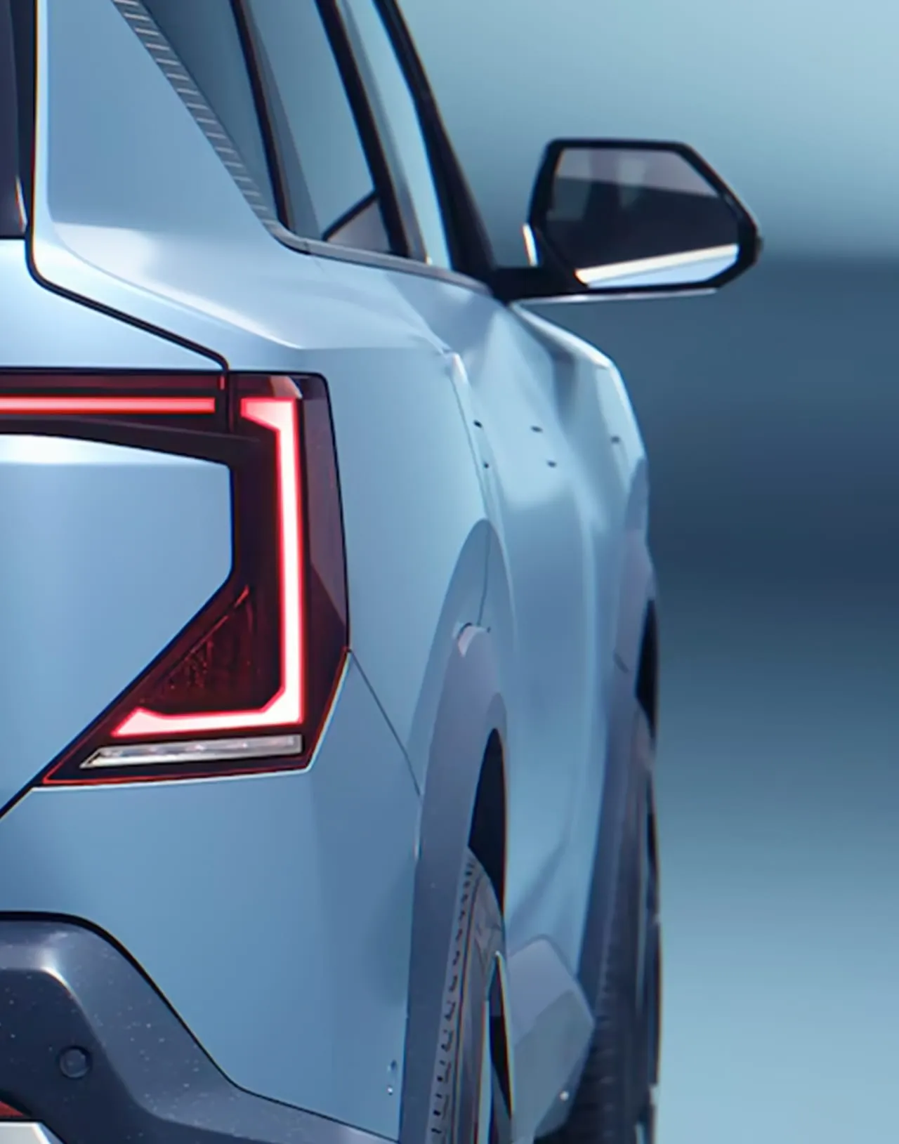 KIA EV5 530 Air — vedere din spate — ECOMOTION în Chișinău