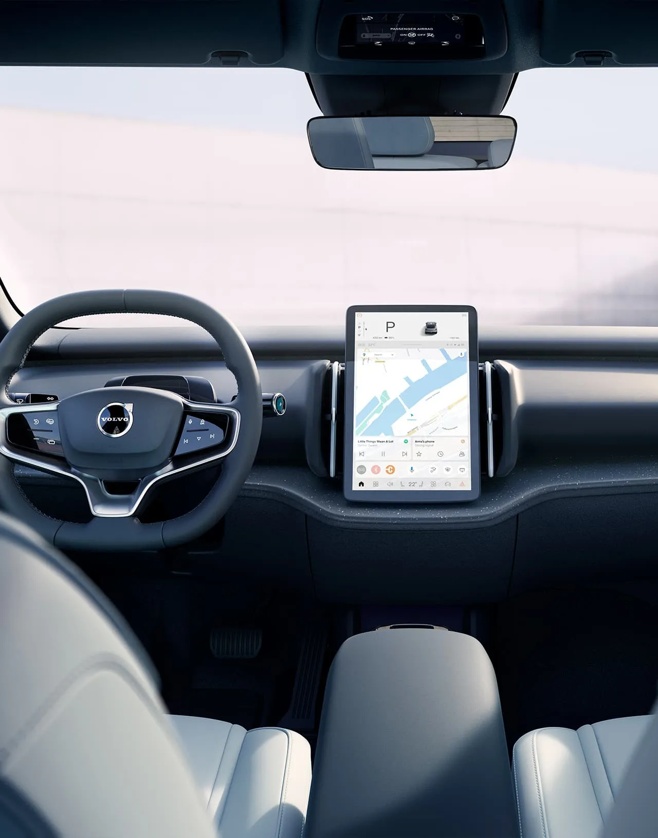 VOLVO EX30 4WD High Performance Ultra Edition — bord și consolă centrală — ECOMOTION Moldova