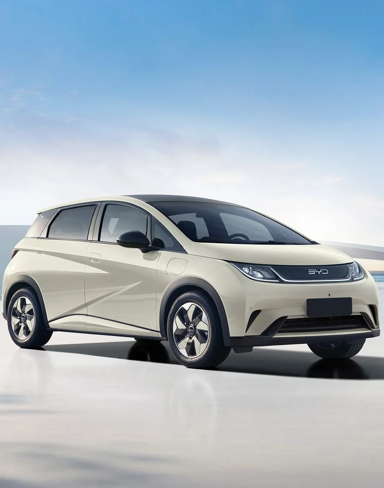BYD Dolphin (2025) — vedere din față — ECOMOTION Moldova