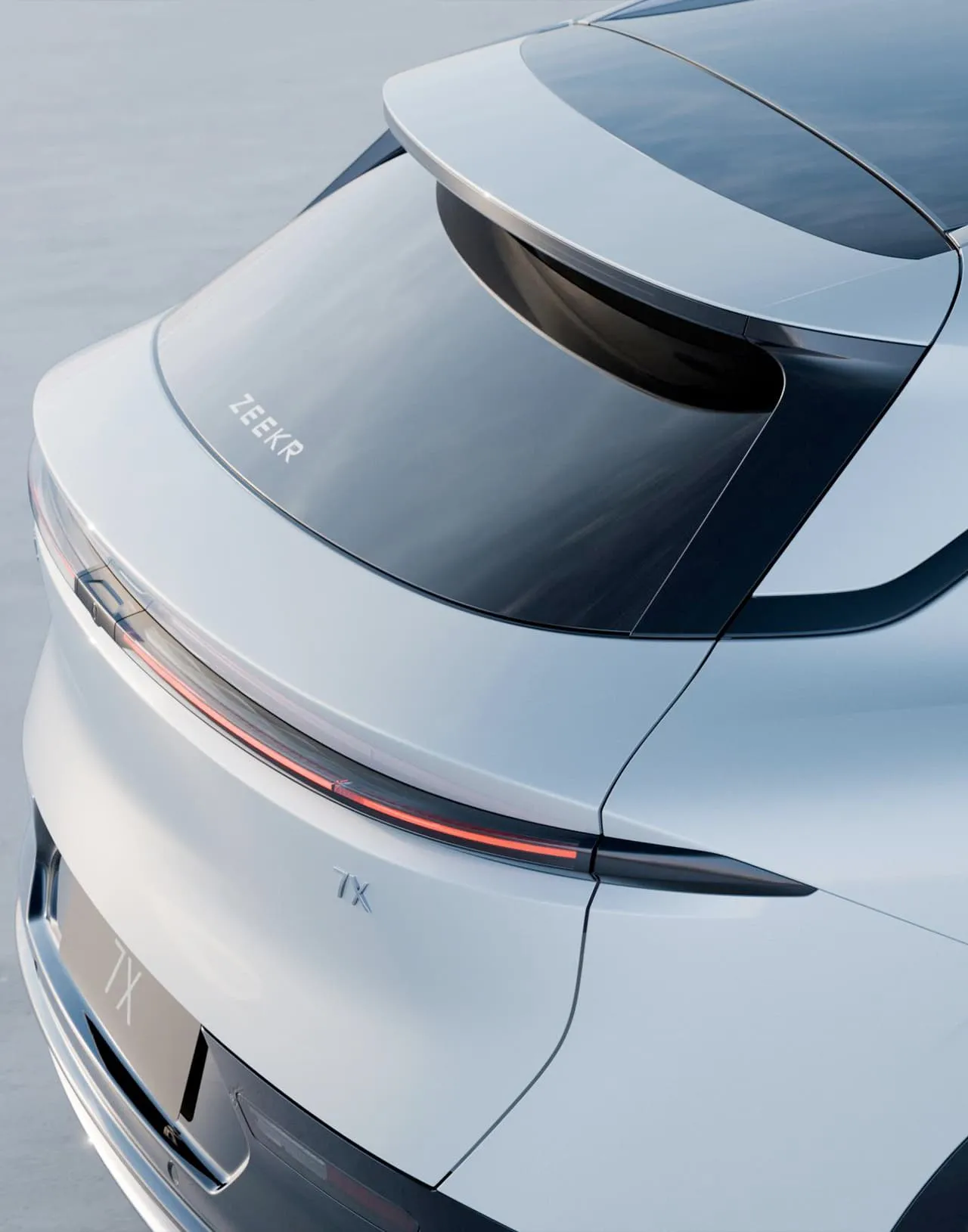 ZEEKR 7X 100KWH Long Range AWD — vedere din spate — ECOMOTION Moldova