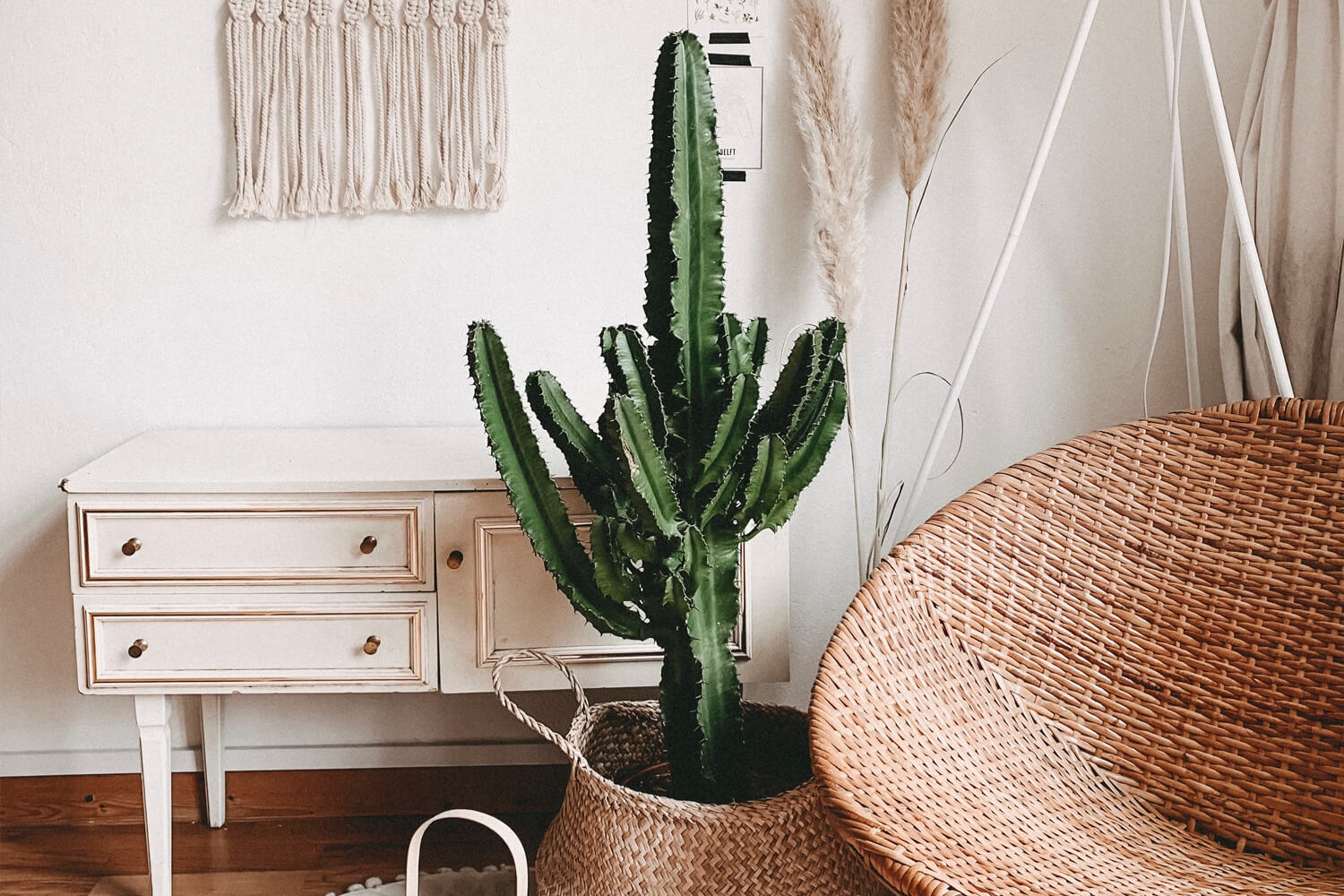 Modern Bohemian Living Room & Dining Room Reveal